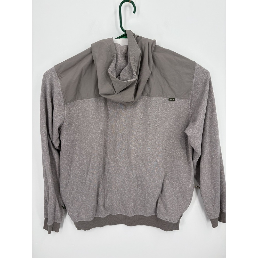 Howler Bros Kameron Hoodie Men's XL Gray Full Zip Fleece Shell Hybrid Jacket - Picture 6 of 10